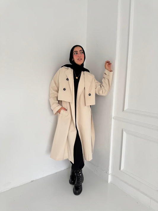 Long and short coat