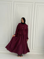 jamila set (burgundy)