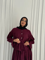 jamila set (burgundy)