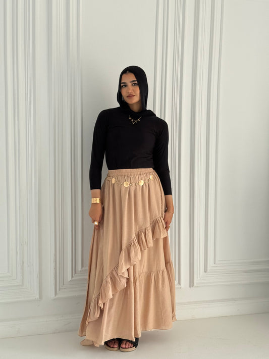 HANIN SKIRT (BEIGE)