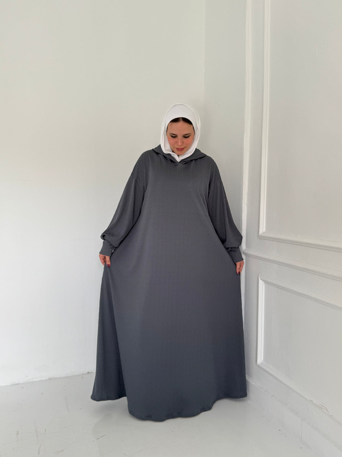 HESHMA DRESS (GRAY)