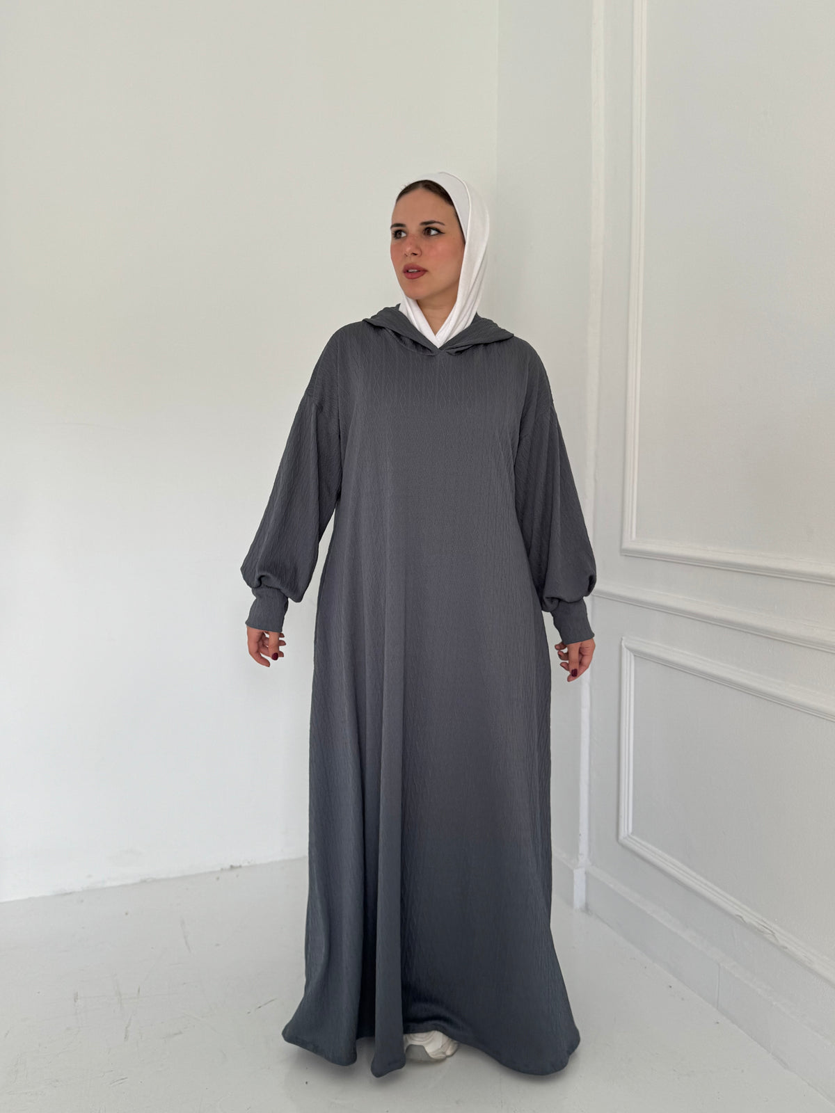 HESHMA DRESS (GRAY)