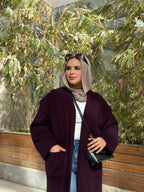 Burgandy cardigan