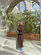 Brown cardigan