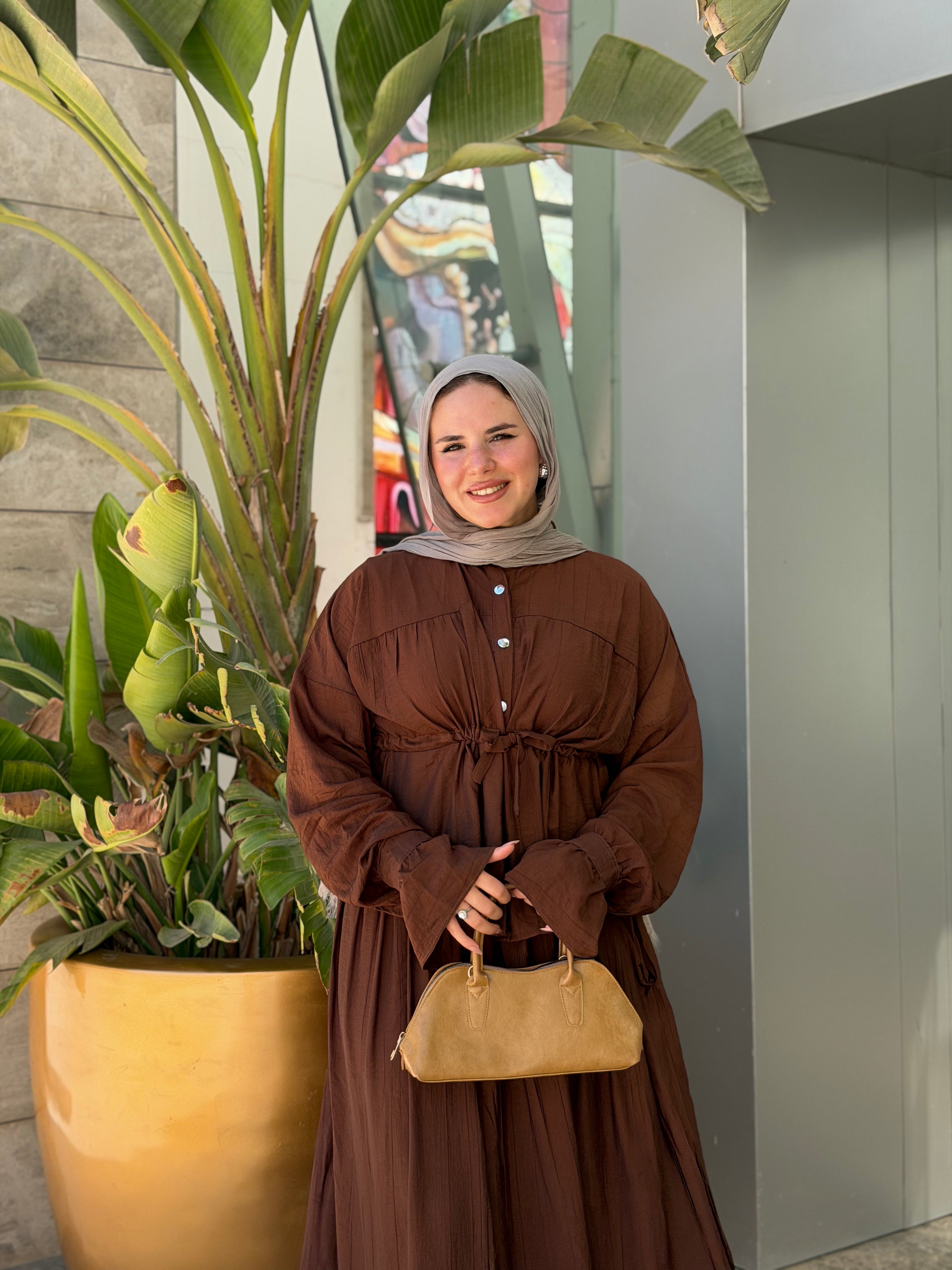 JAMILA SET ( BROWN )