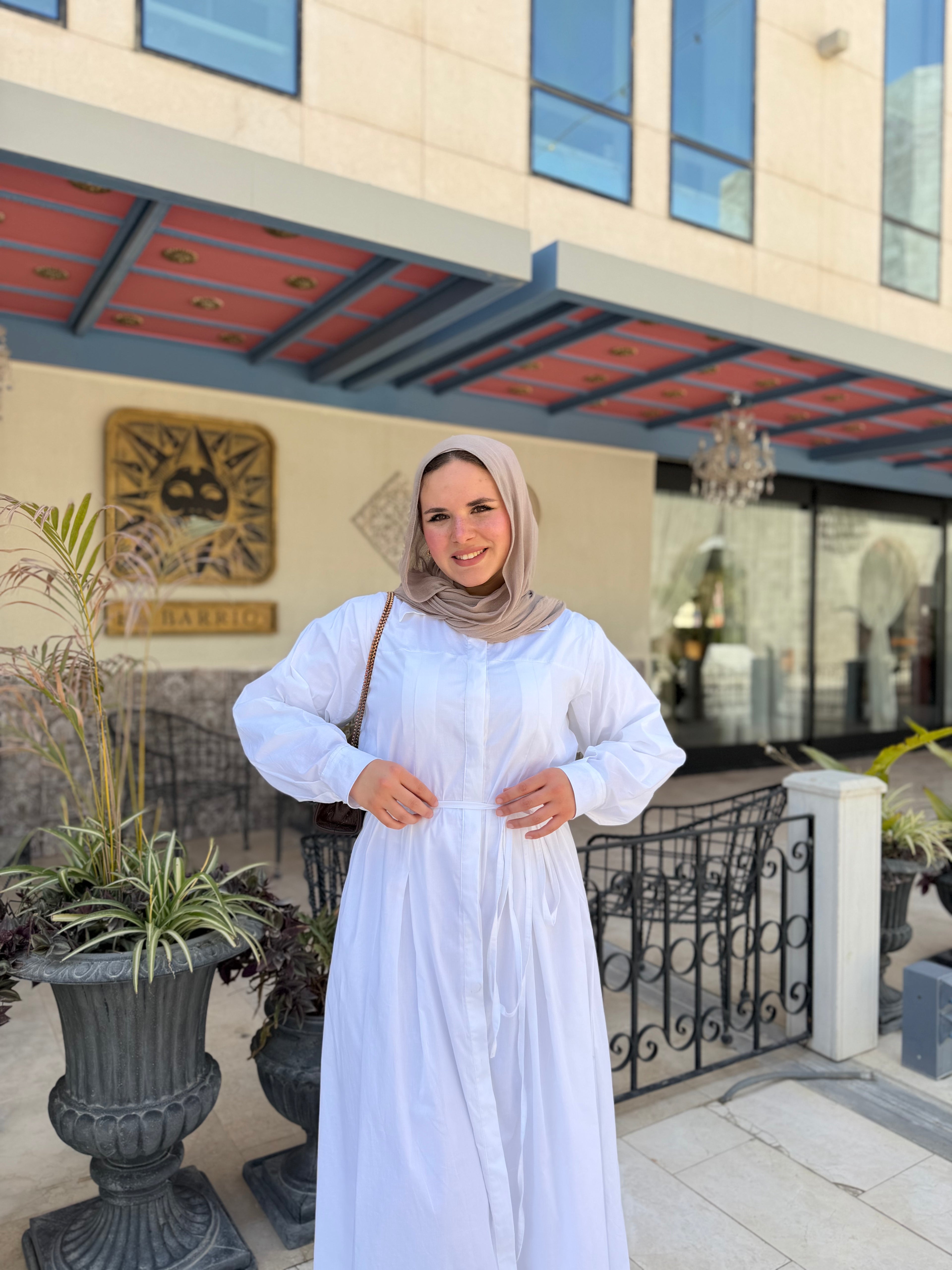 RAFEF DRESS (White)