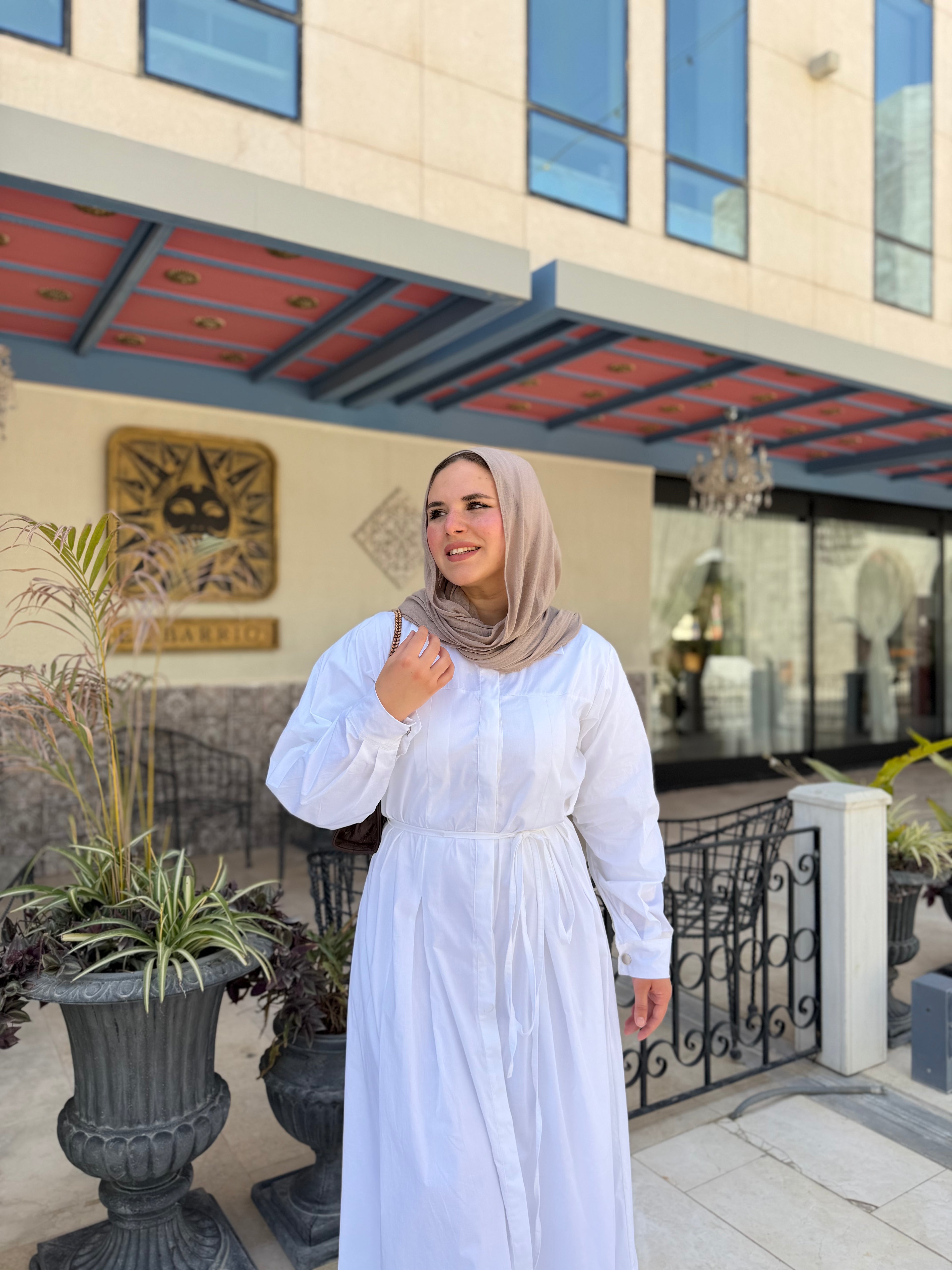 RAFEF DRESS (White)