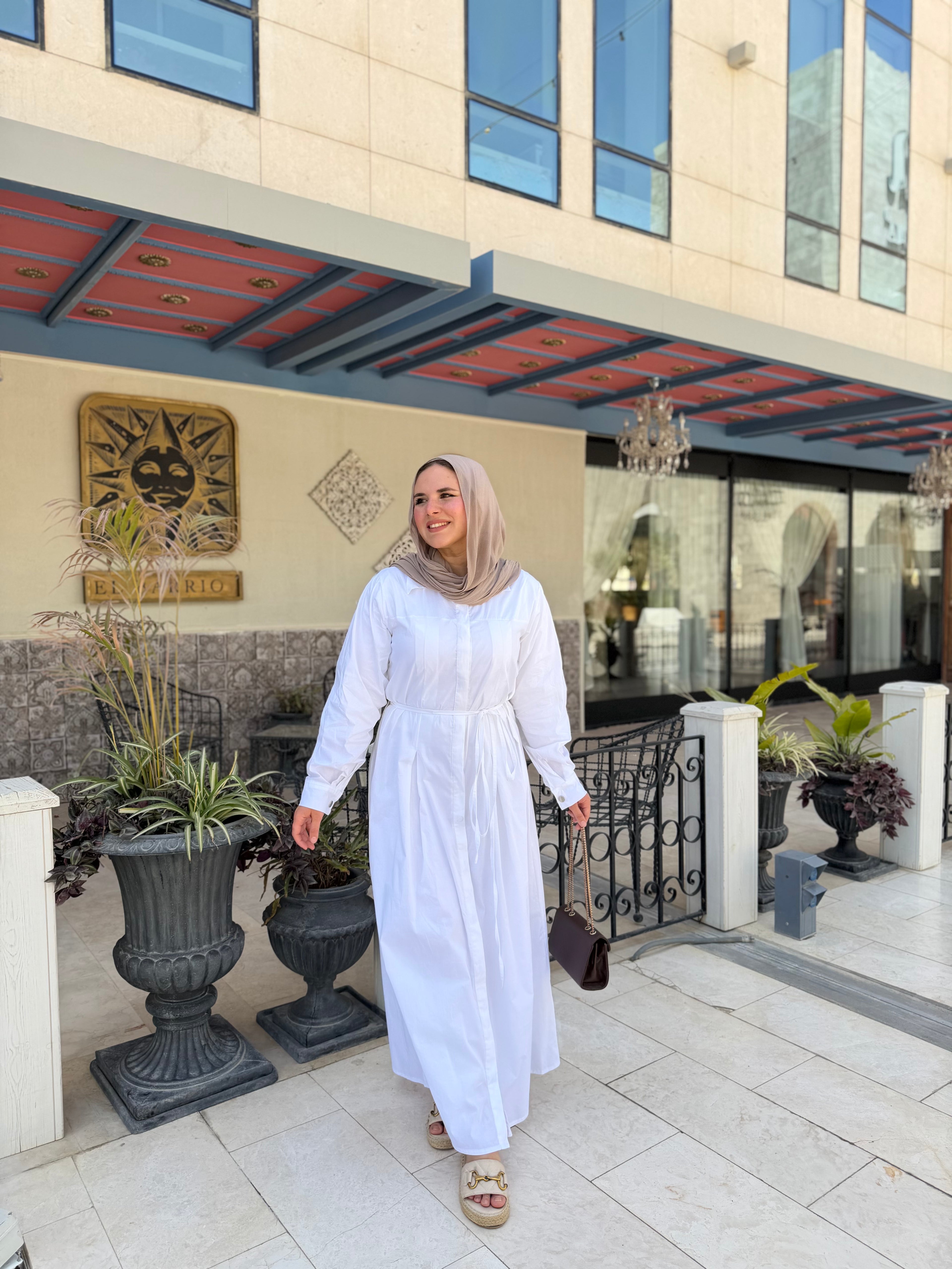 RAFEF DRESS (White)