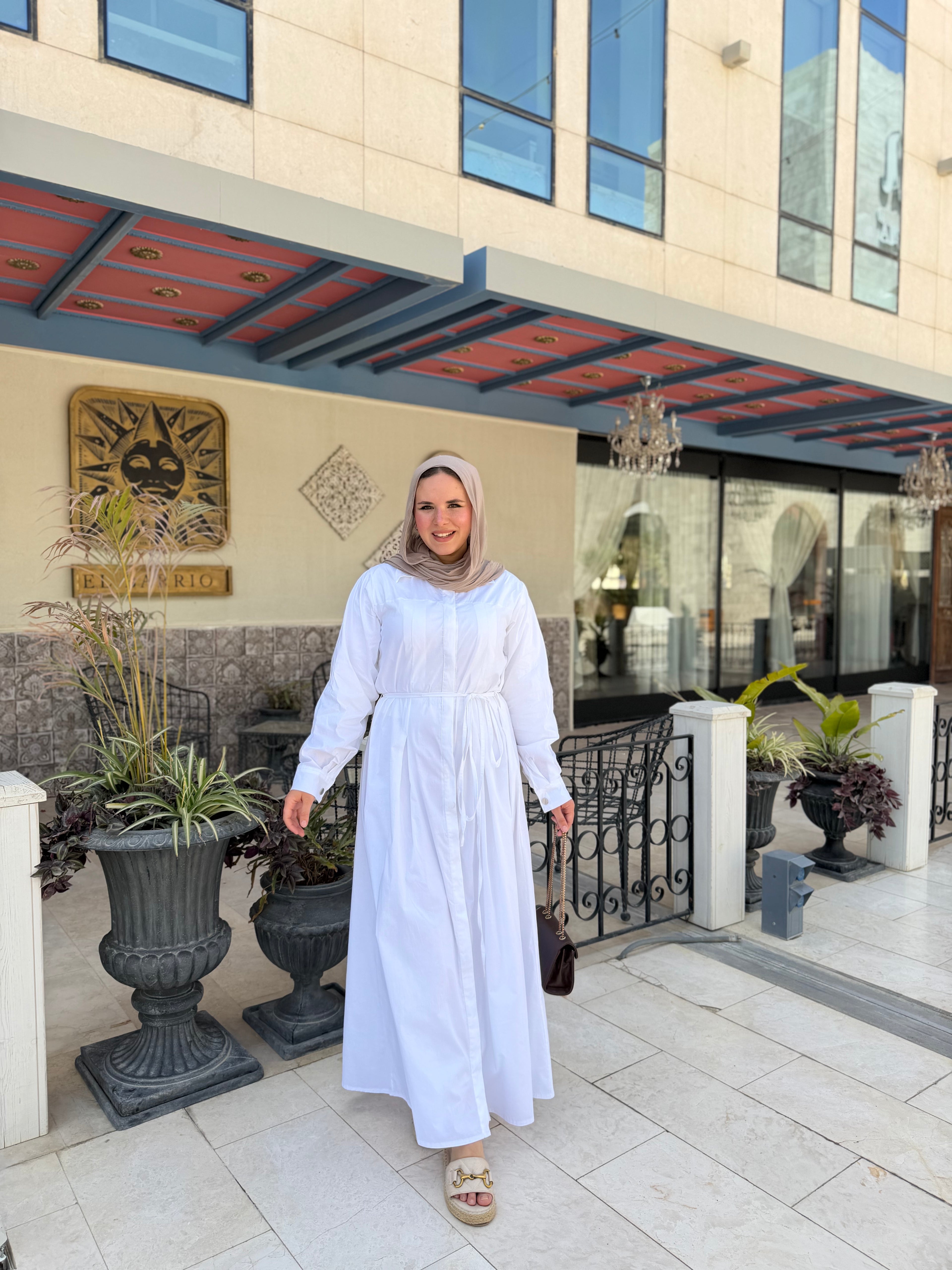 RAFEF DRESS (White)