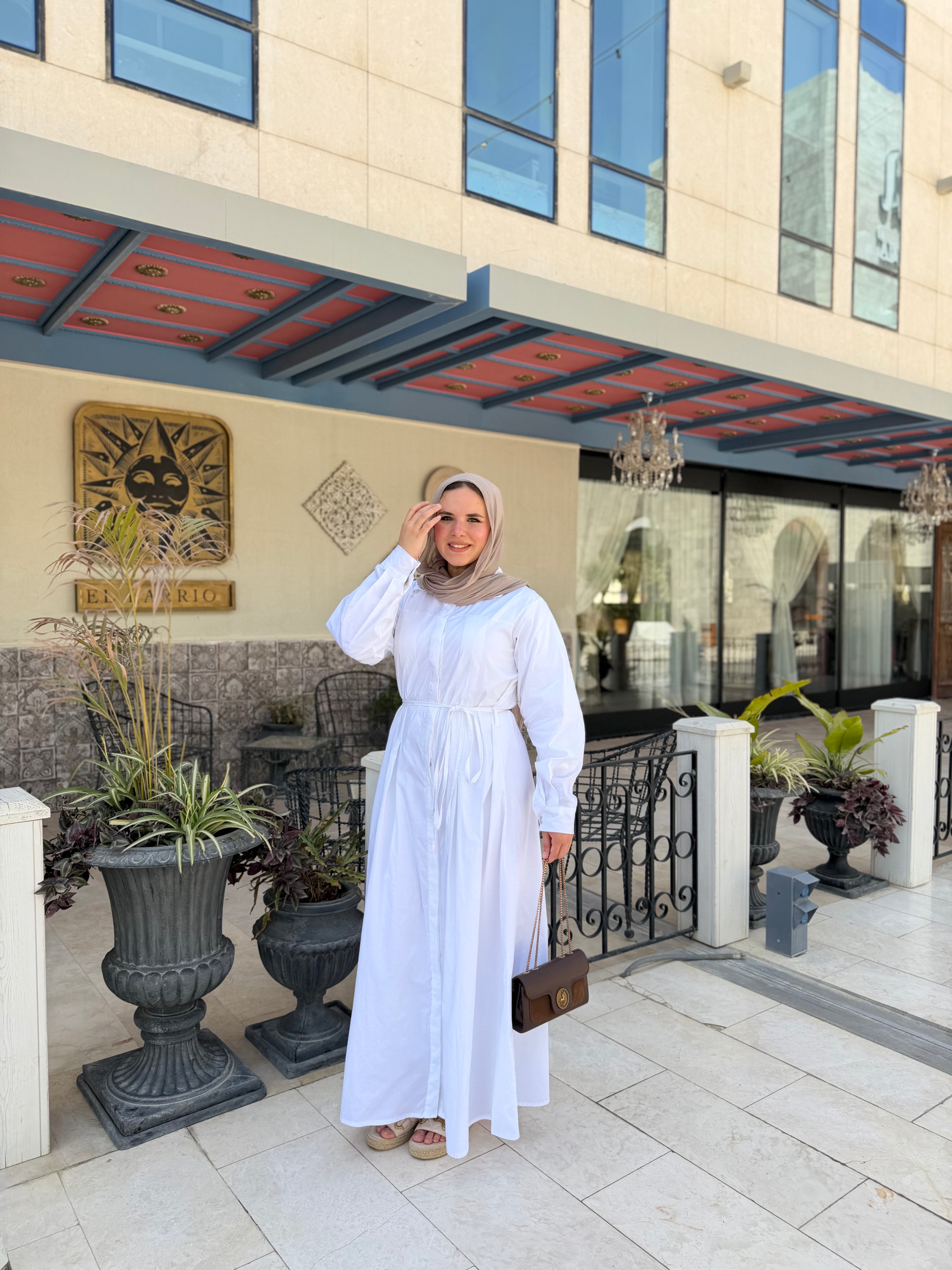 RAFEF DRESS (White)
