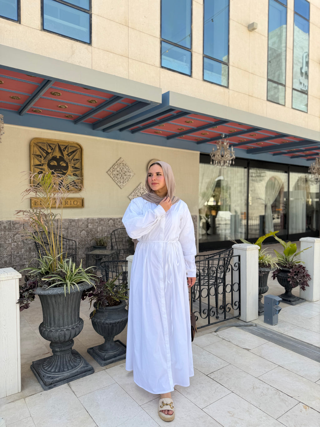 RAFEF DRESS (White)