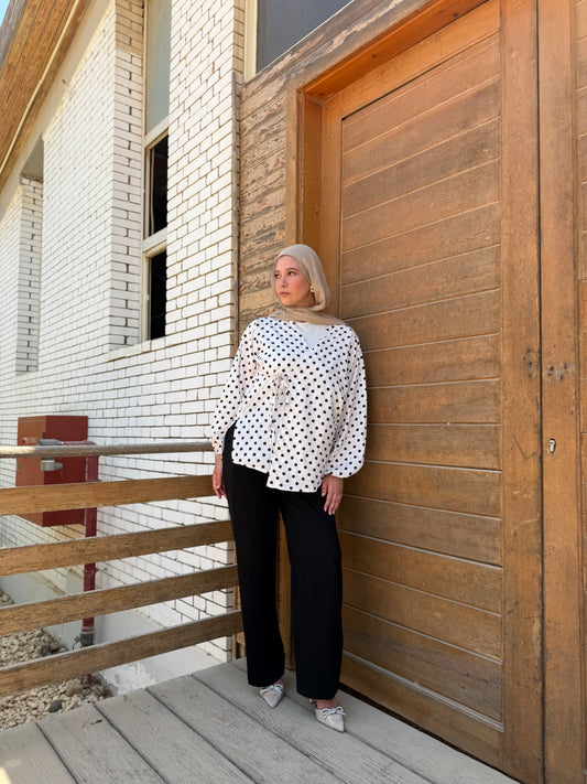 polca dots ( white)