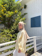 dana blouse ( butter yellow )