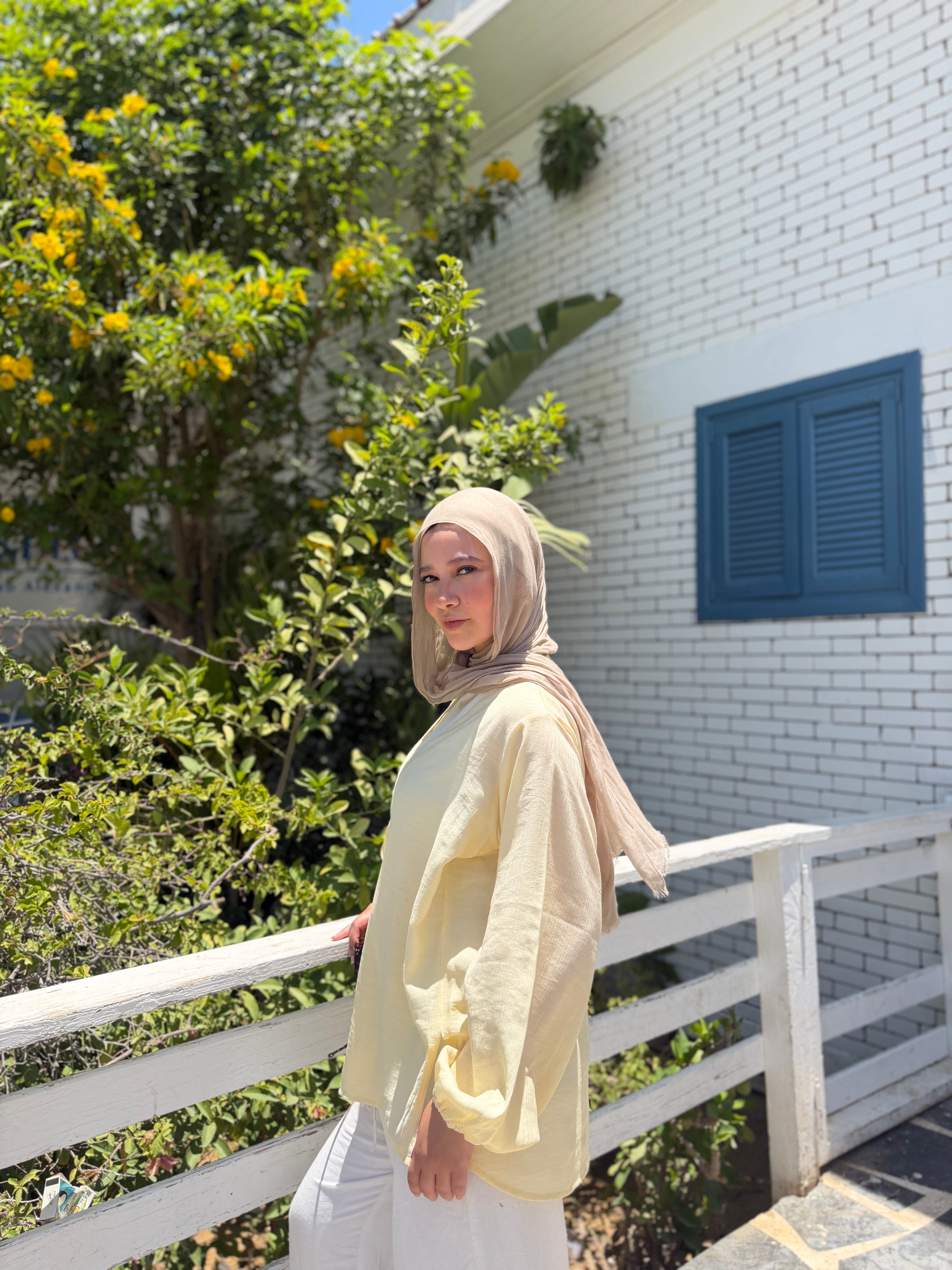 dana blouse ( butter yellow )
