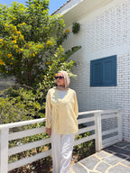 dana blouse ( butter yellow )