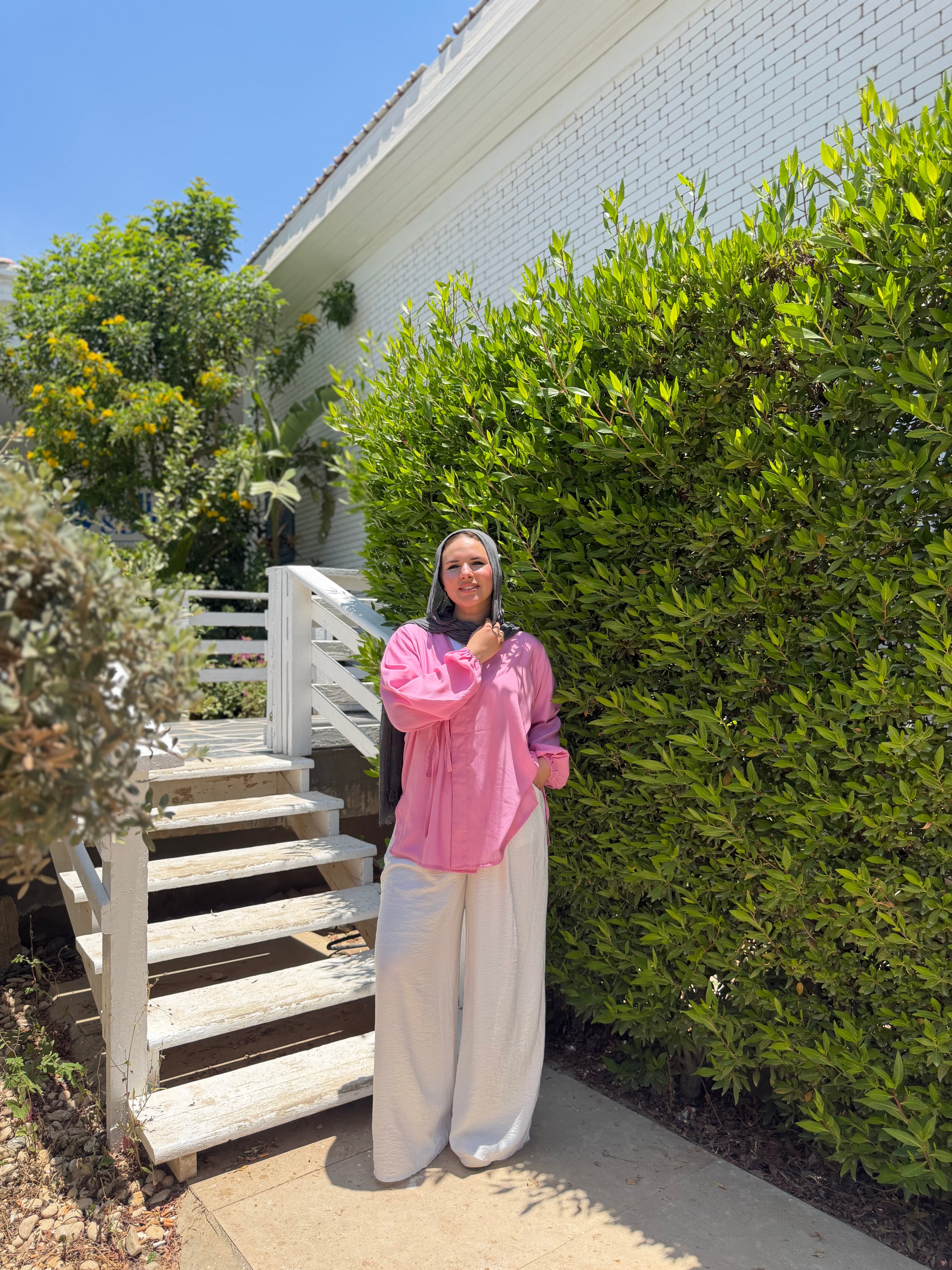 dana blouse ( dark pink )