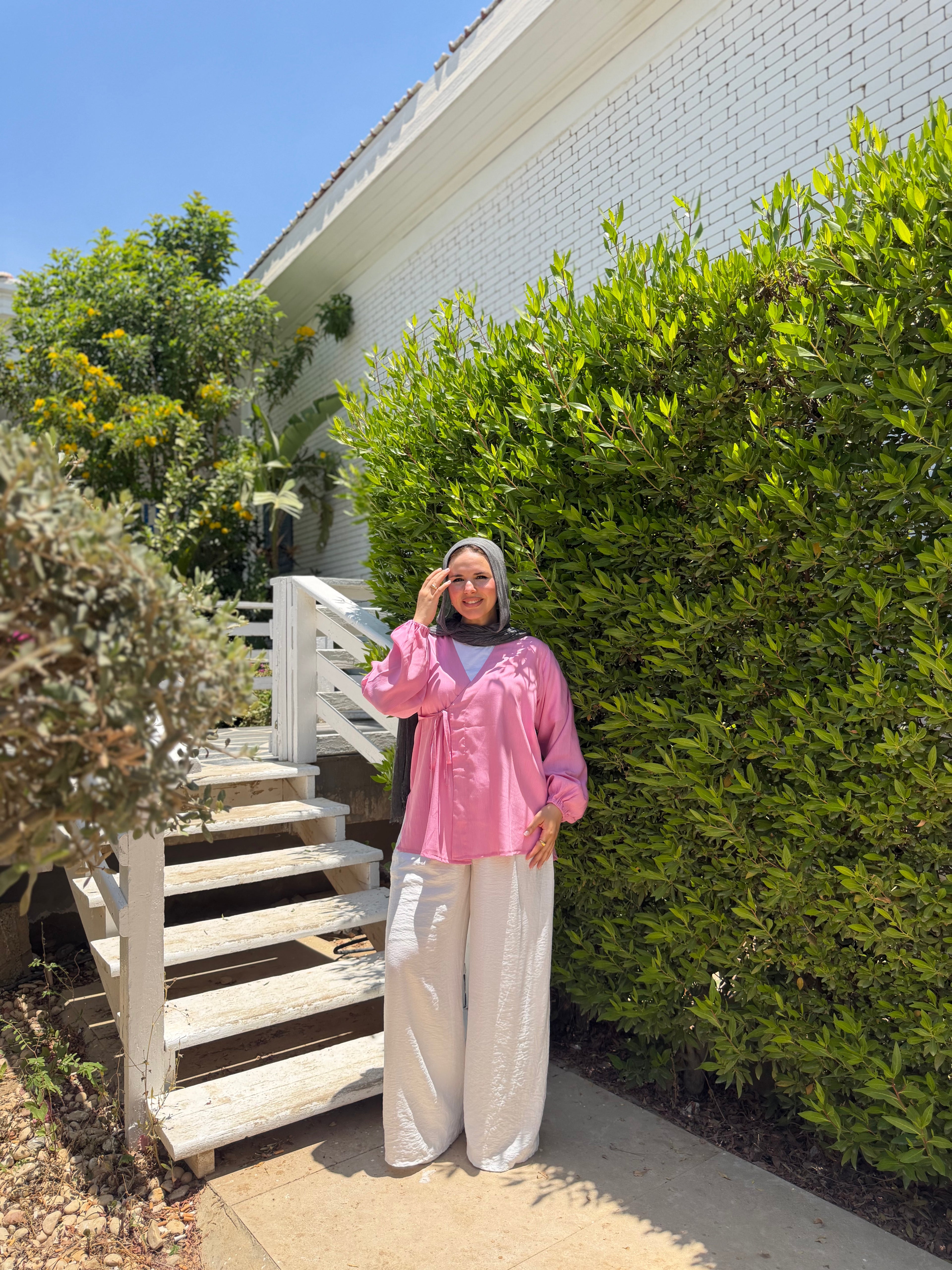 dana blouse ( dark pink )