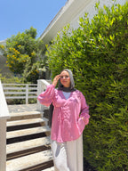 dana blouse ( dark pink )
