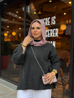 Dark gray pullover