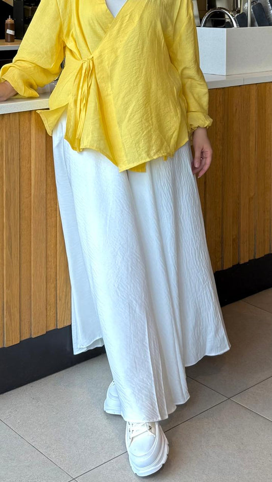 White skirt