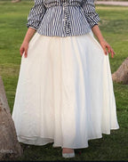 White skirt