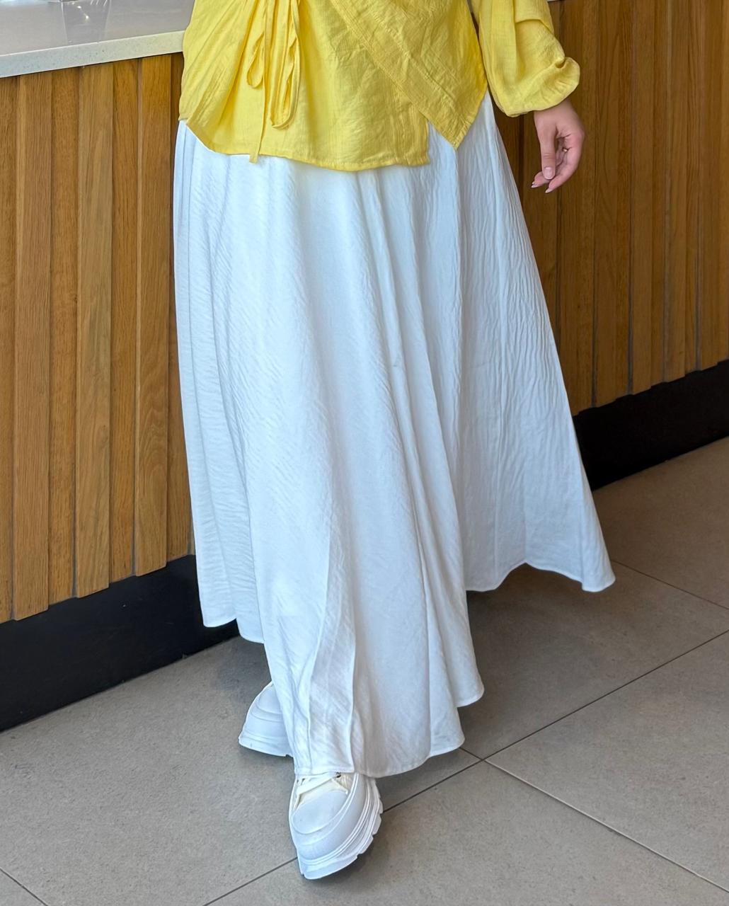 White skirt